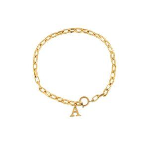 joolz by Martha Calvo Initial Lariat "L" Gold